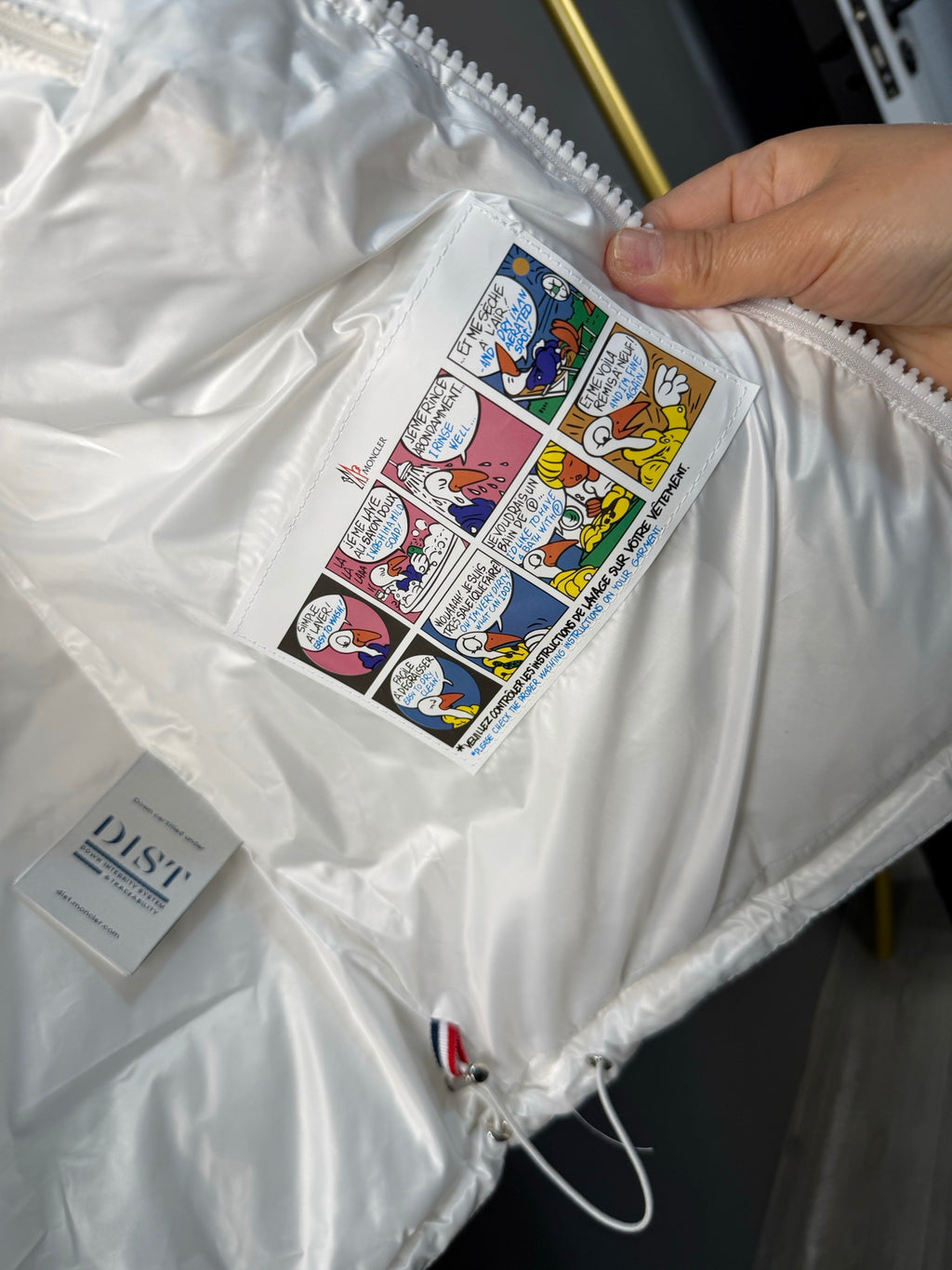 sagit du gilet matelassé à capuche classique de Moncler