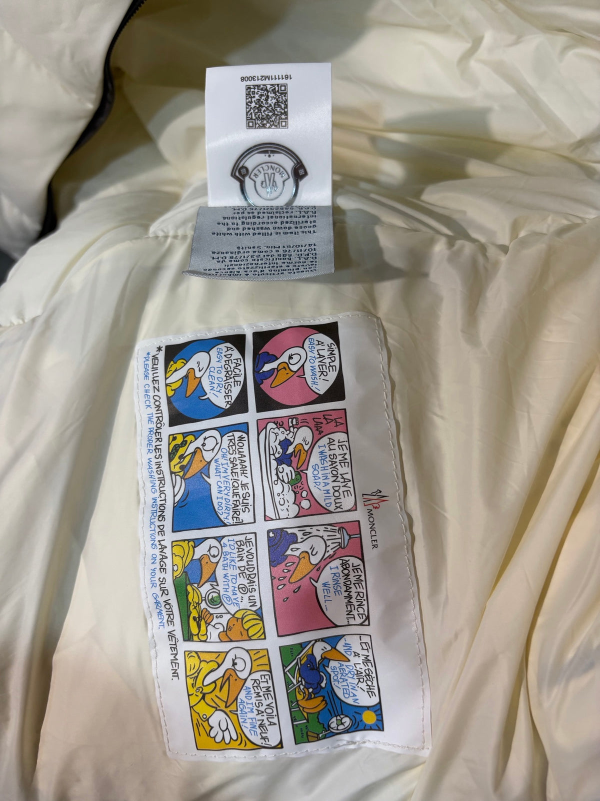 Gilet à capuche en duvet Moncler Guersac