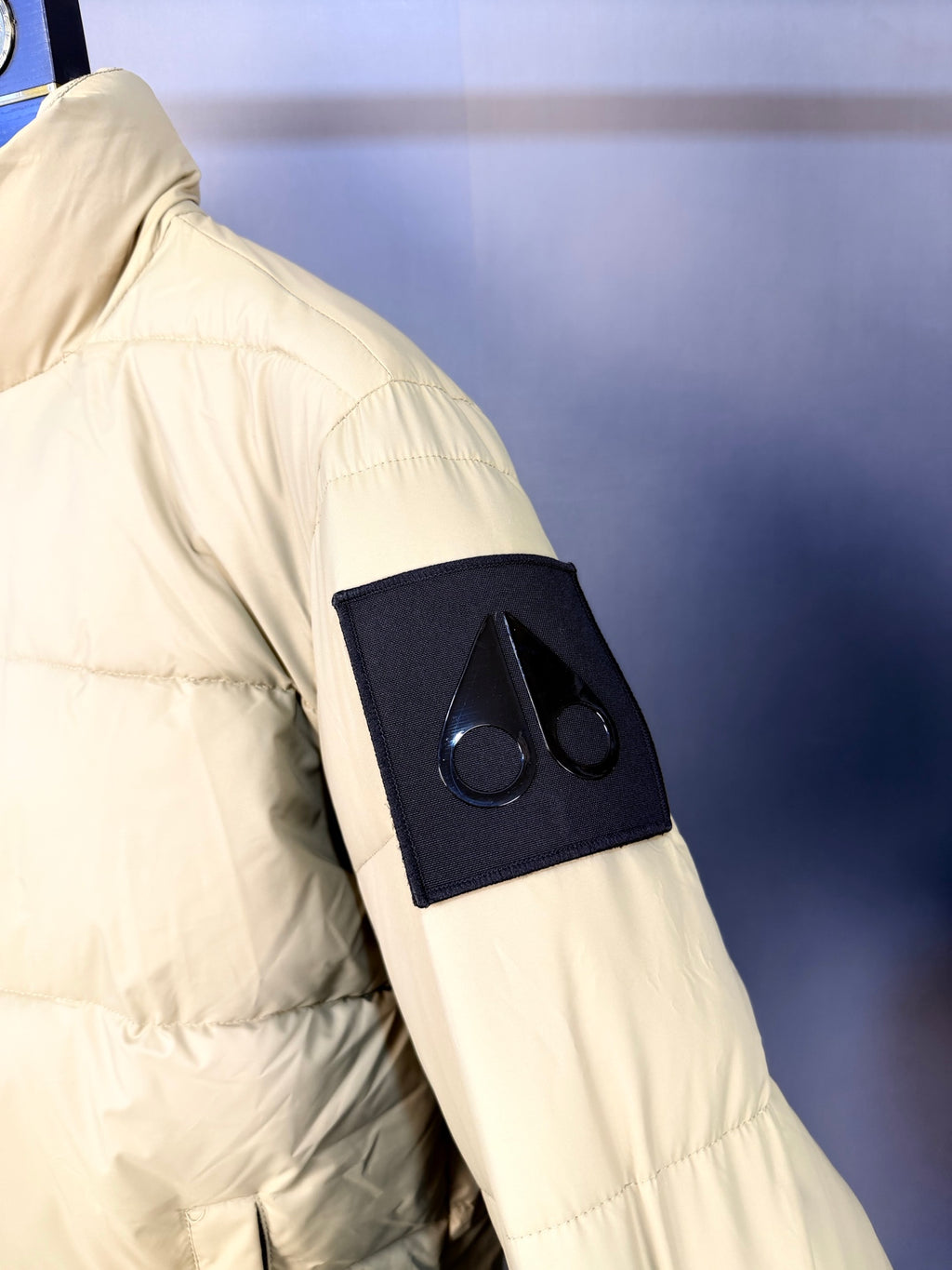 Veste matelassée kaki à col montant Moose Knuckles