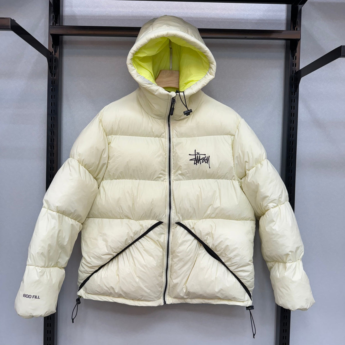 Doudoune à capuche Stüssy Micro Ripstop, doublure contrastante