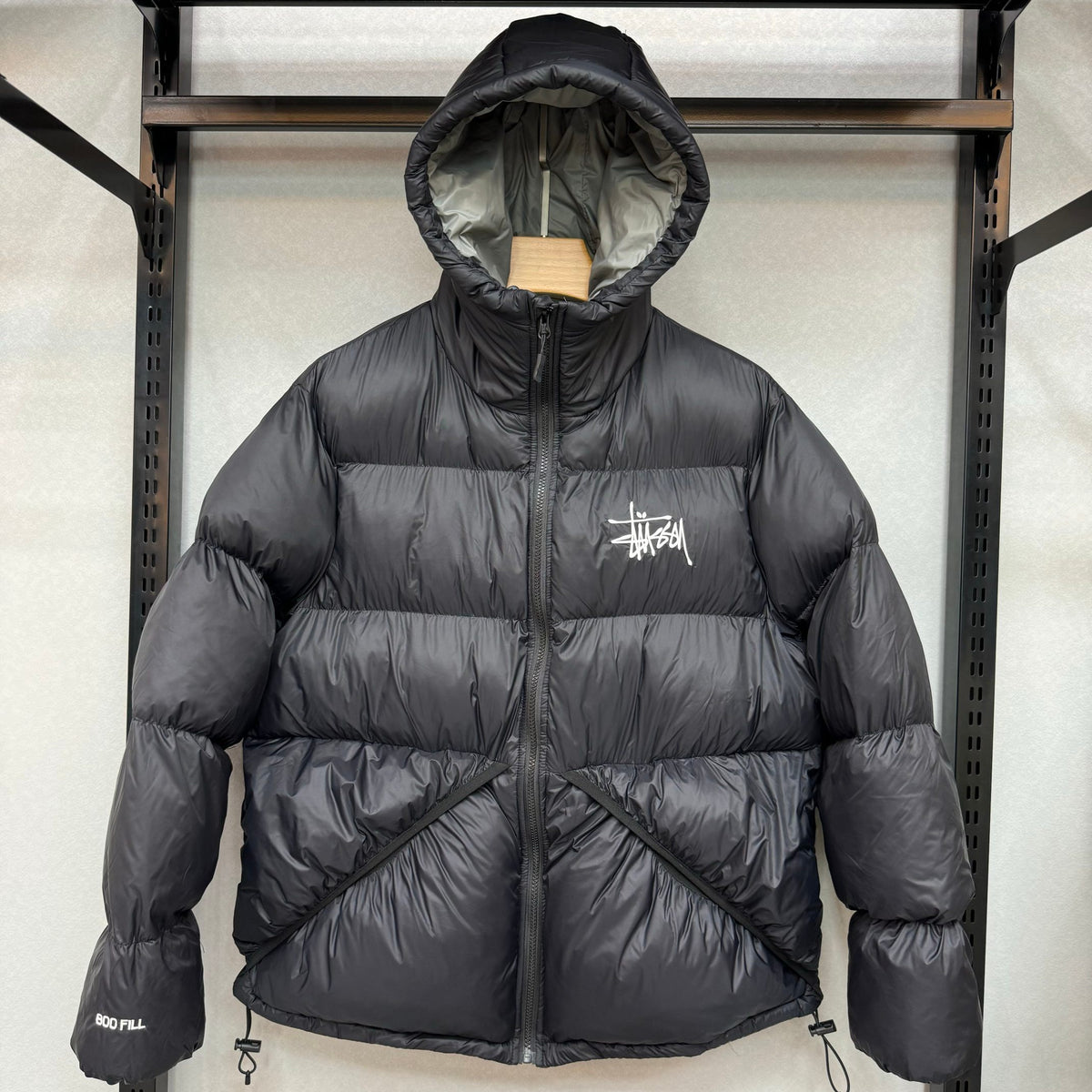 Doudoune à capuche Stüssy Micro Ripstop, doublure contrastante