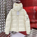 Moncler doudoune à capuche brillante