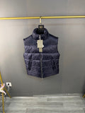Gilet en duvet à col montant à motif Oblique monogram DIOR