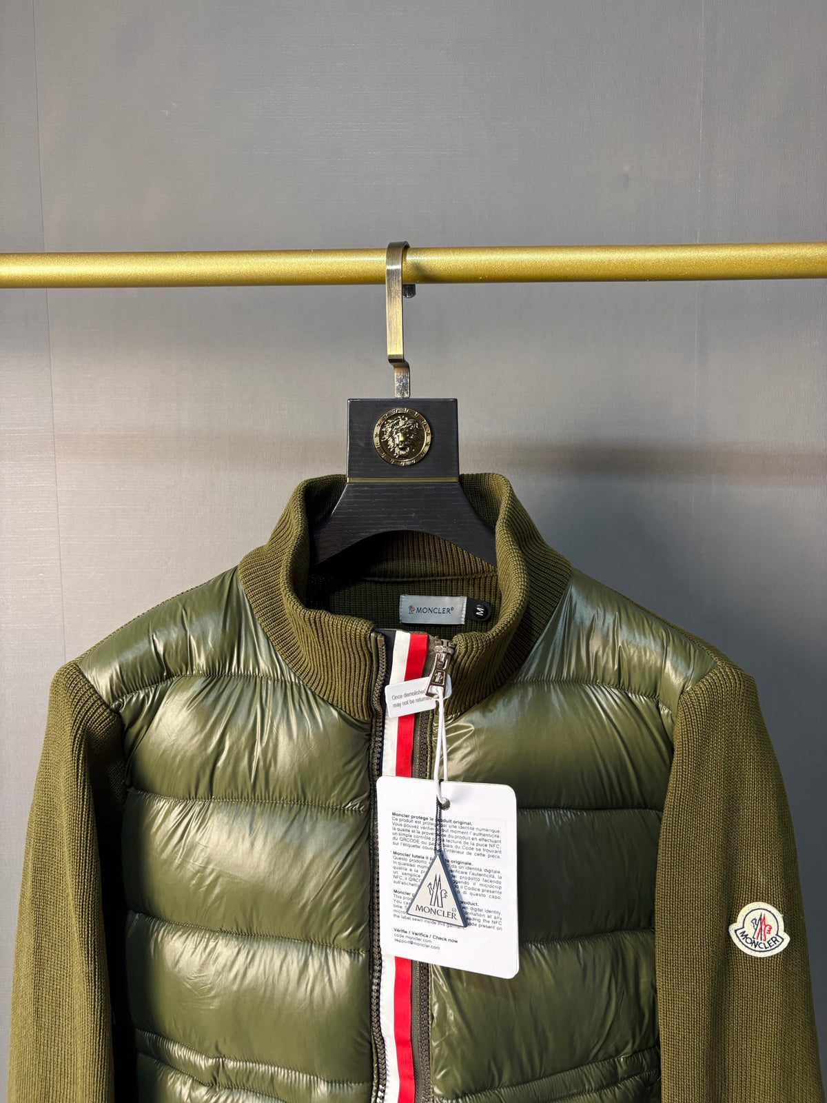 Moncler Doudoune (Vert / Noir)