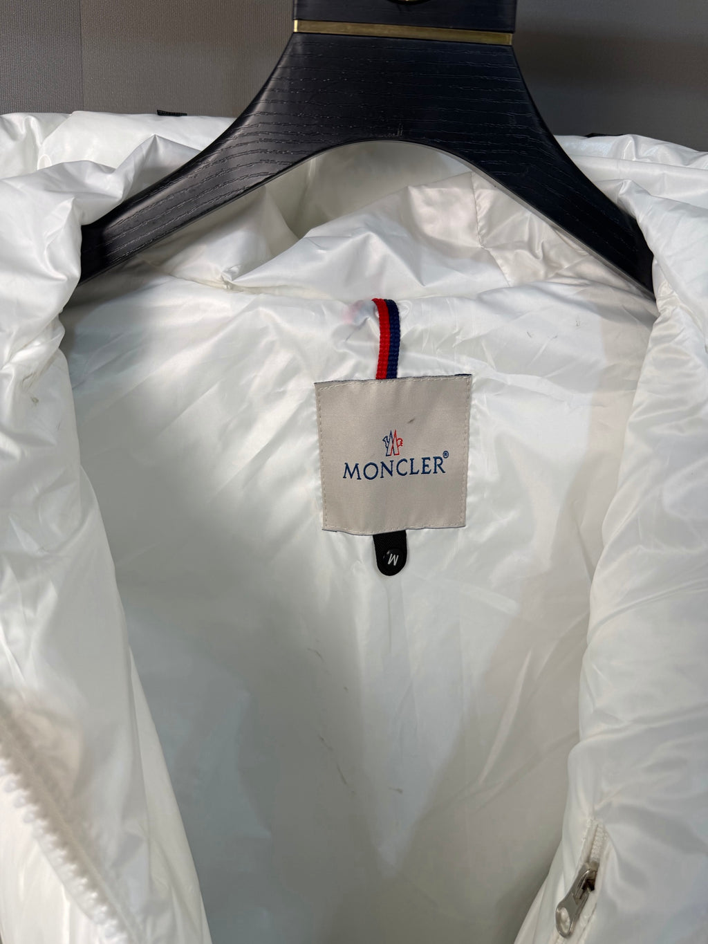Moncler Doudoune (Blanc / Noir)