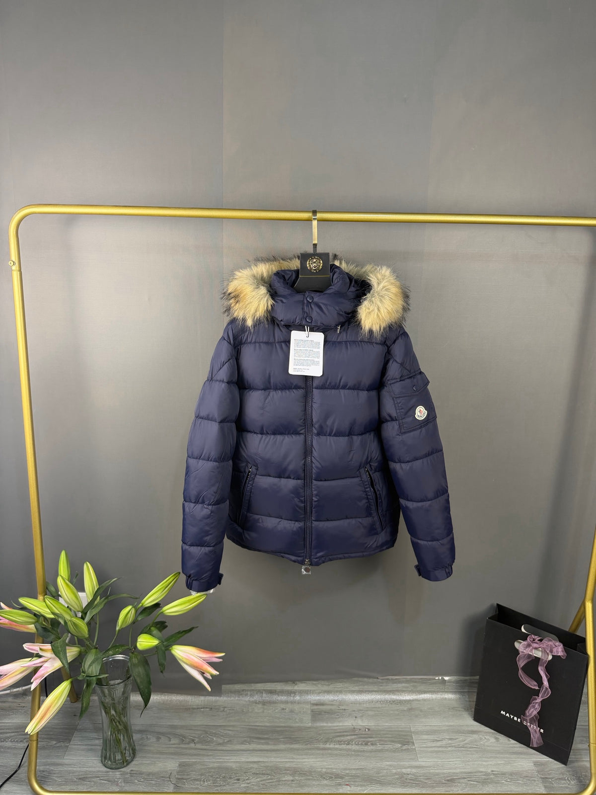 Moncler Doudoune (Noir / Bleu marine)