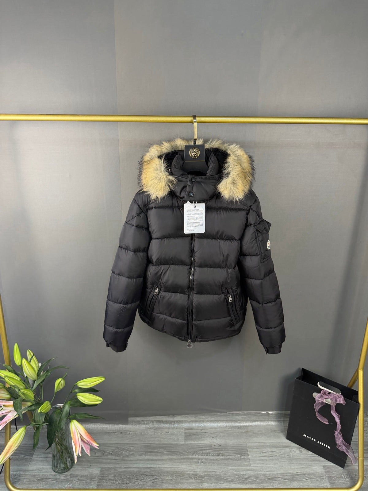 Moncler Doudoune (Noir / Bleu marine)