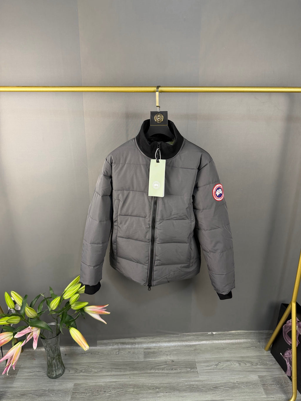 Canada Goose Doudoune (Noir / Blanc / Gris)