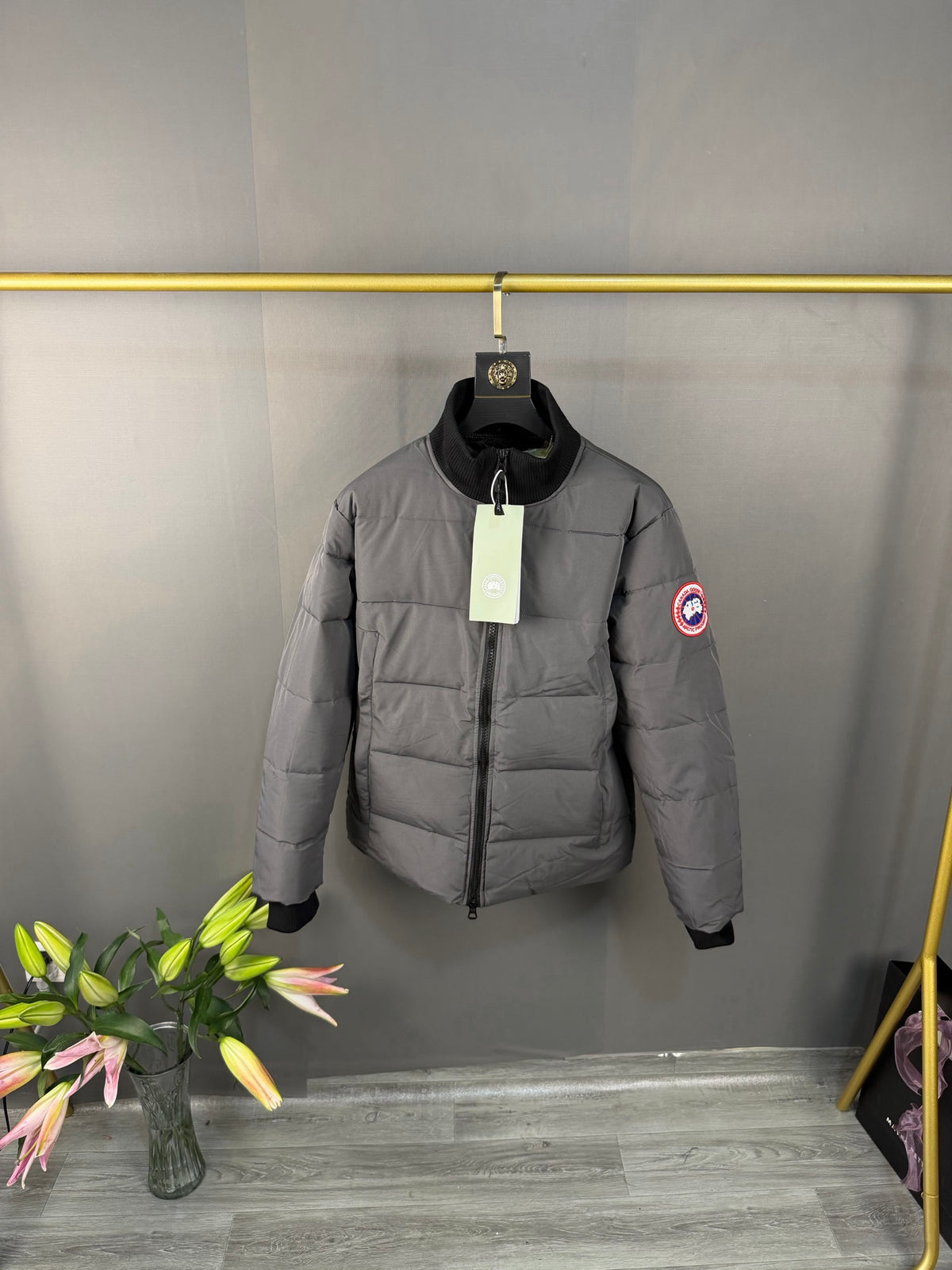 Canada Goose Doudoune (Noir / Blanc / Gris)