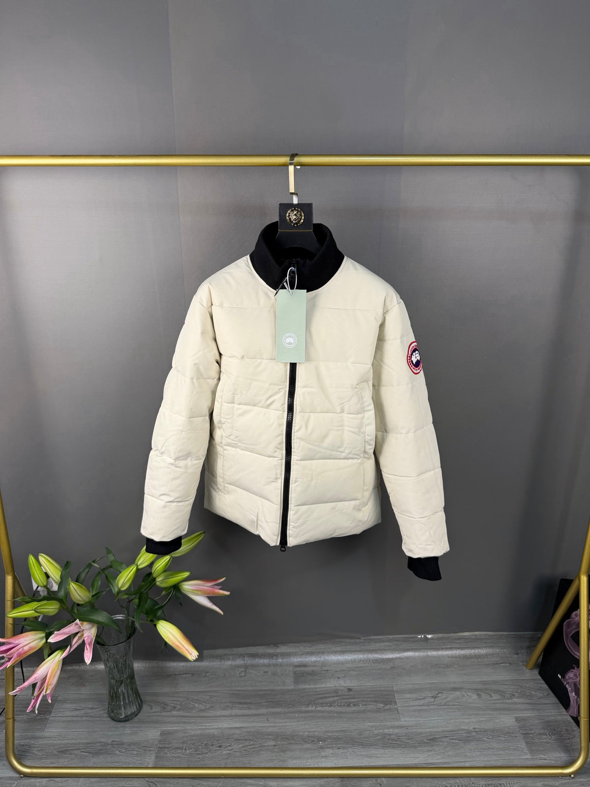 Canada Goose Doudoune (Noir / Blanc / Gris)