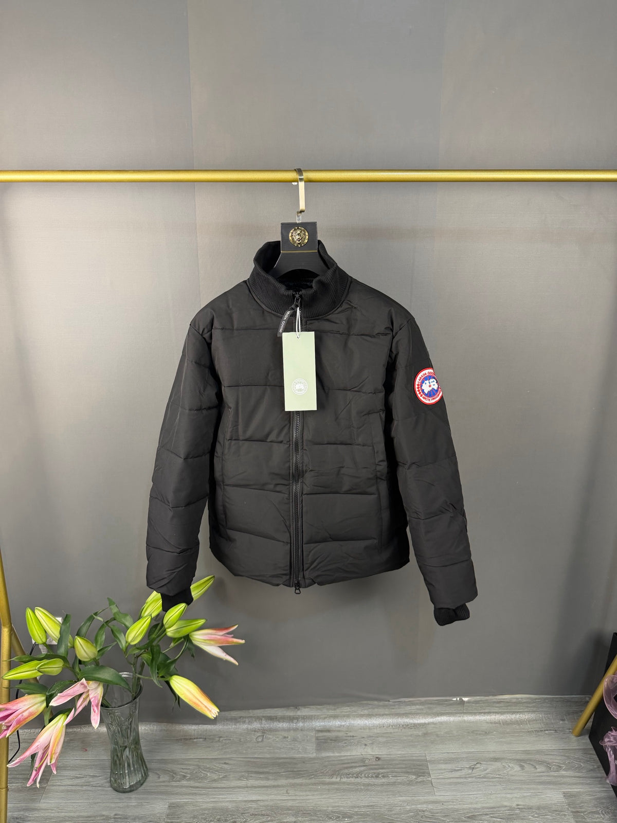 Canada Goose Doudoune (Noir / Blanc / Gris)