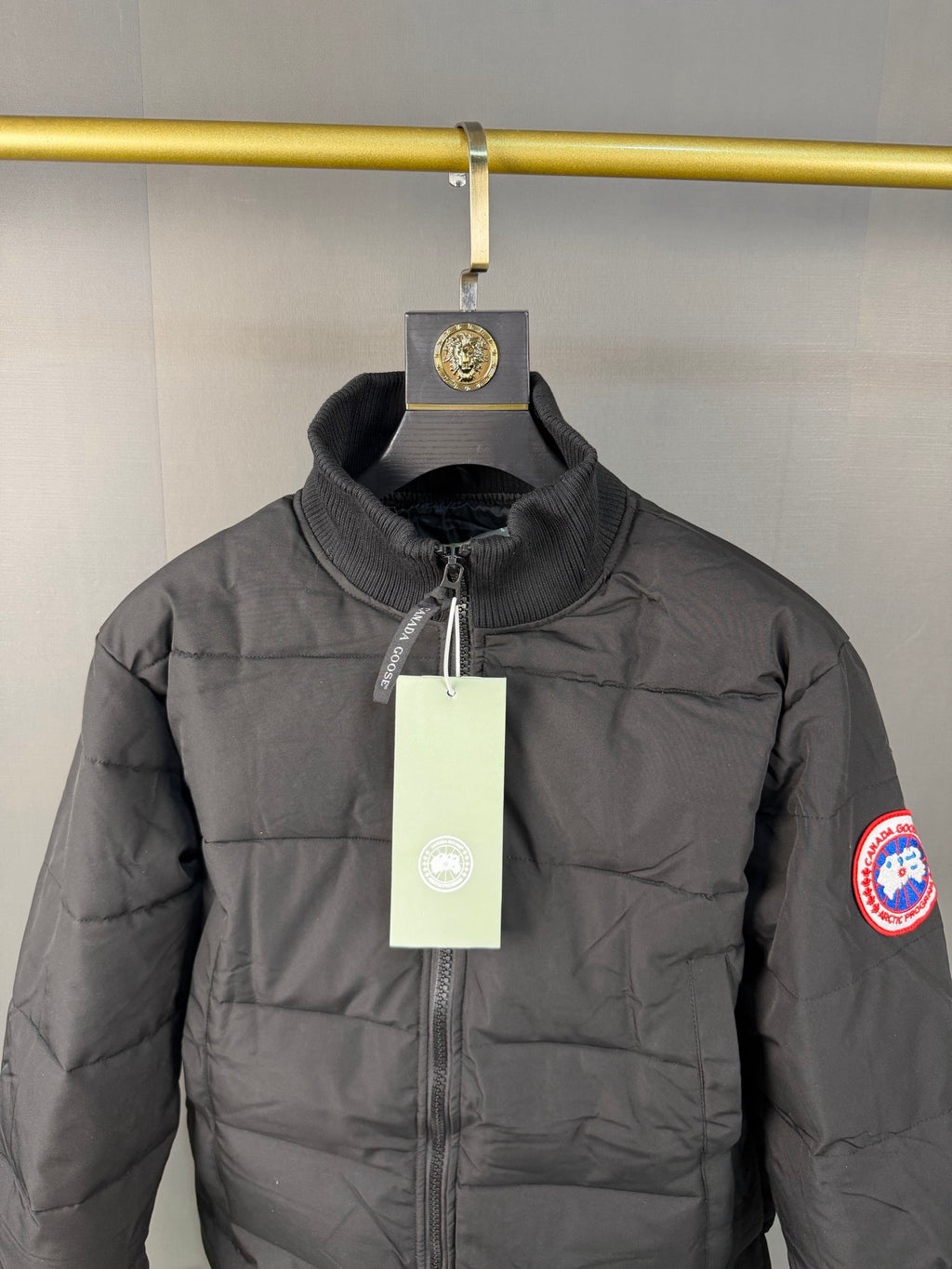 Canada Goose Doudoune (Noir / Blanc / Gris)