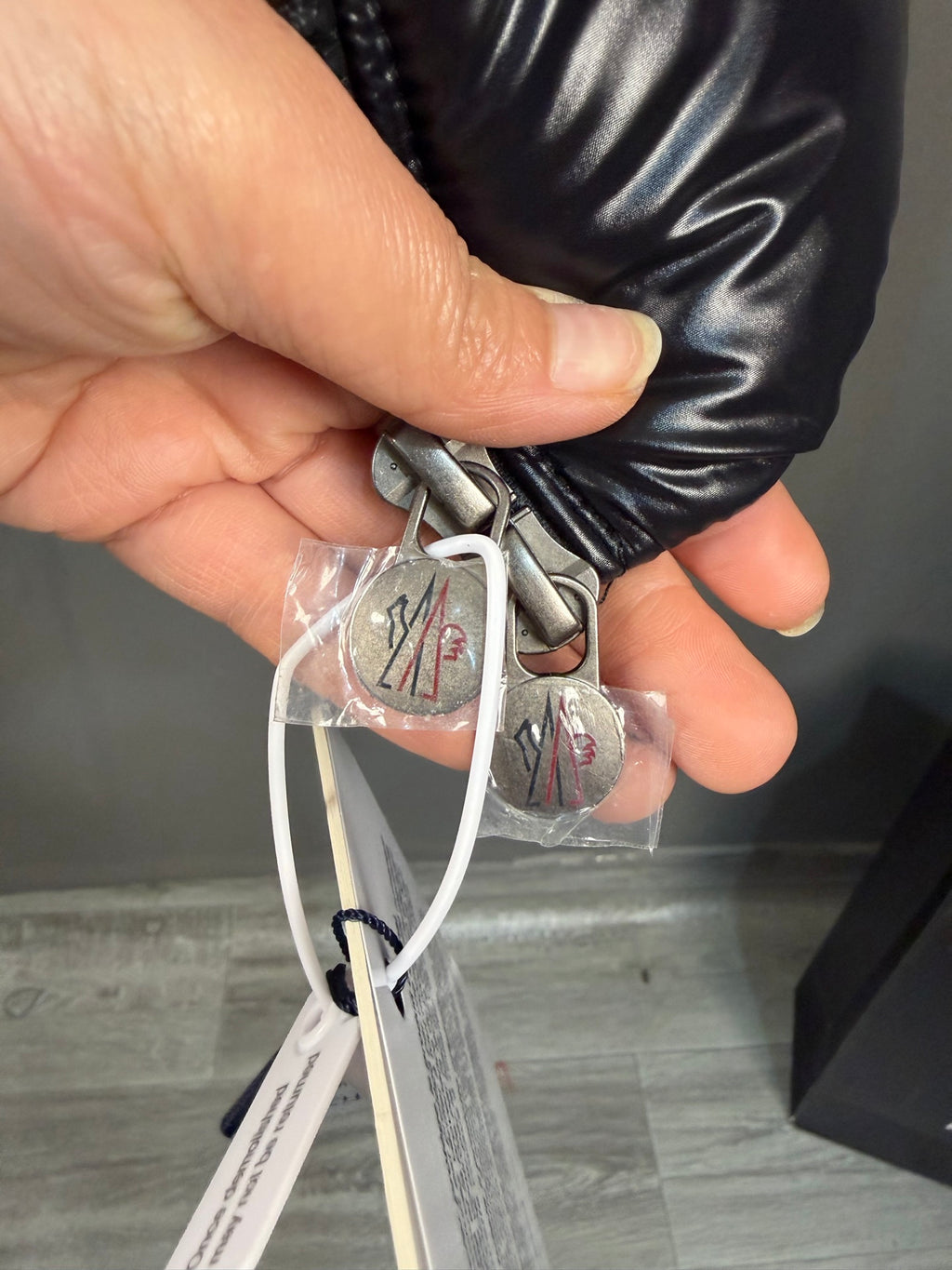 Moncler Doudoune sans manches (Noir / Blanc)