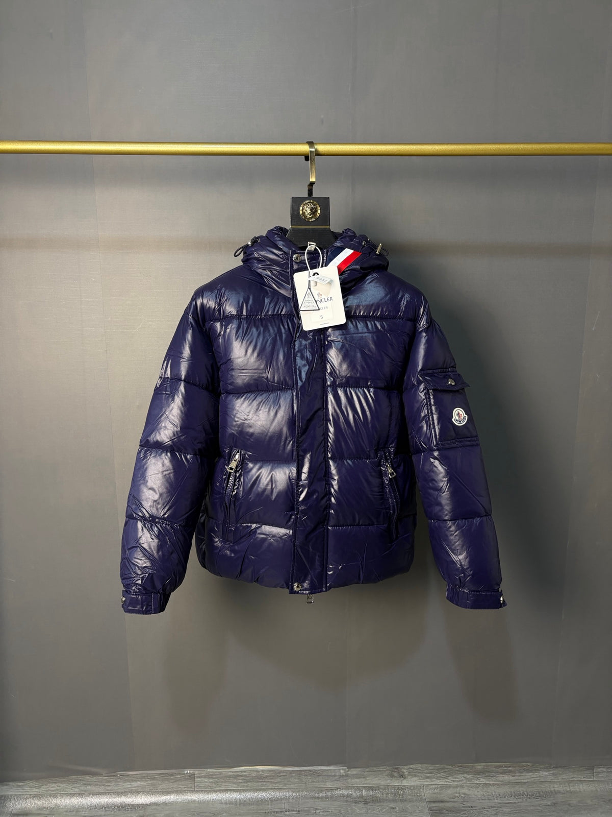 Moncler Doudoune (Noir / Blanc / Bleu marine)
