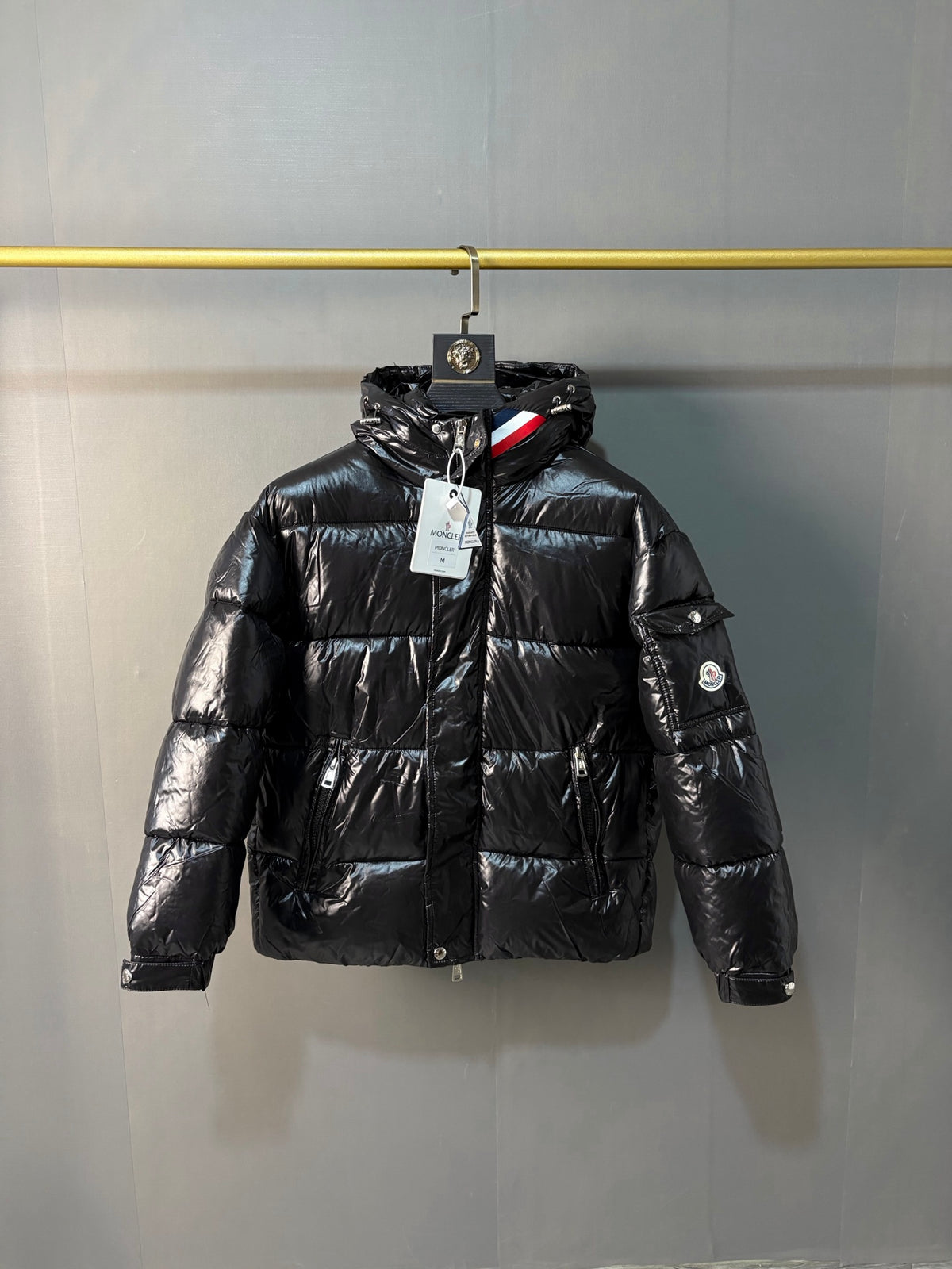 Moncler Doudoune (Noir / Blanc / Bleu marine)