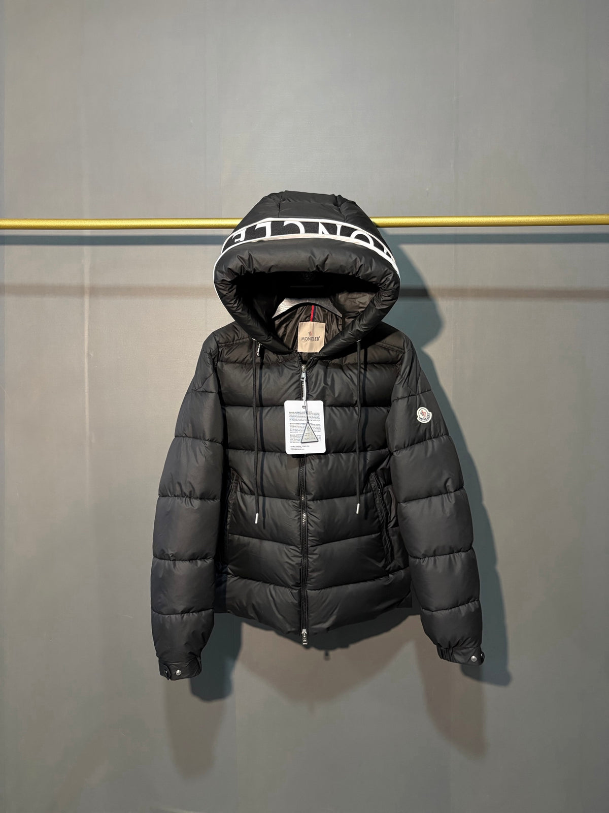Moncler Doudoune (Blanc / Noir)