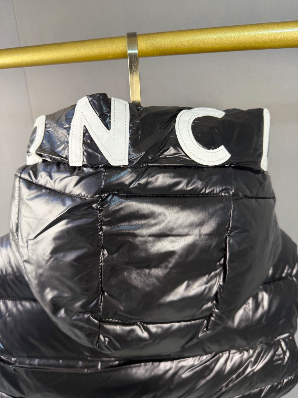 Moncler Doudoune sans manches (Noir / Blanc)