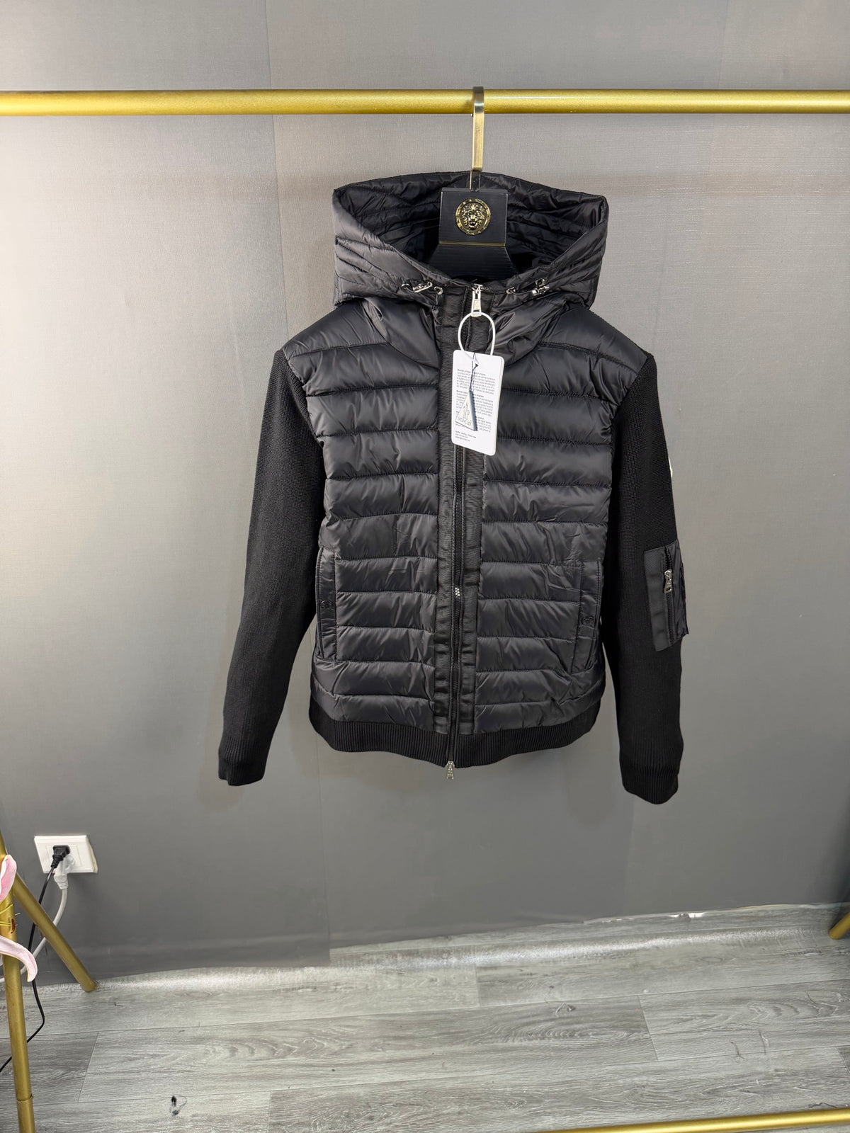 Canada Goose Doudoune Hybride à Capuche (Noir / Bleu / Vert)