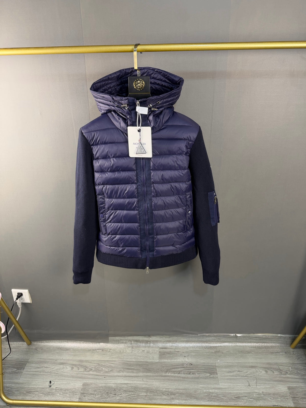 Canada Goose Doudoune Hybride à Capuche (Noir / Bleu / Vert)