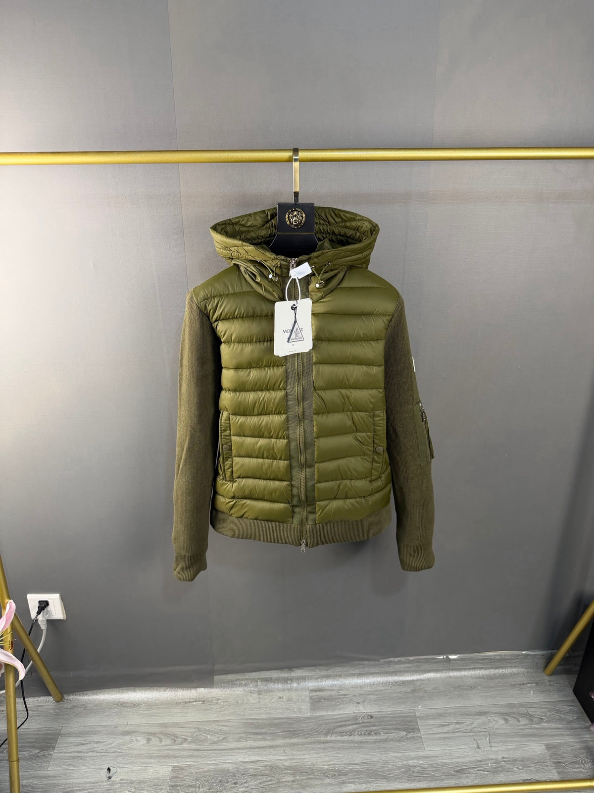 Canada Goose Doudoune Hybride à Capuche (Noir / Bleu / Vert)
