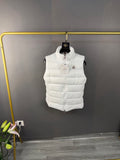 Moncler Doudoune sans manches (Noir / Blanc)