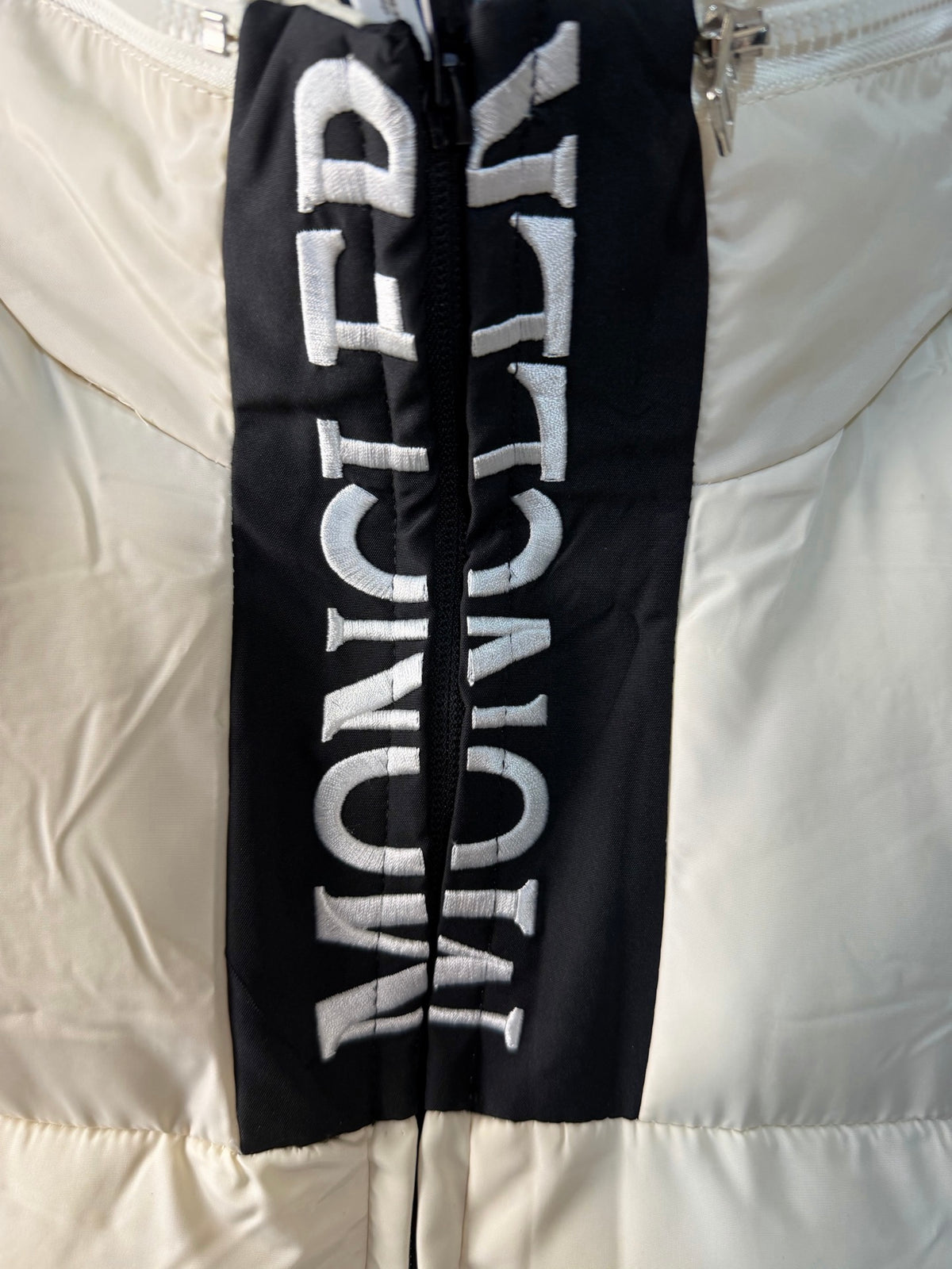 Moncler Doudoune sans manches (Noir / Blanc)