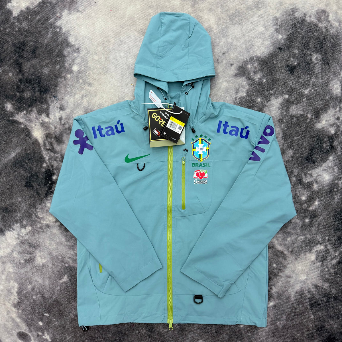 Veste coupe-vent Brésil Nike Tech Fleece Edition Limitée