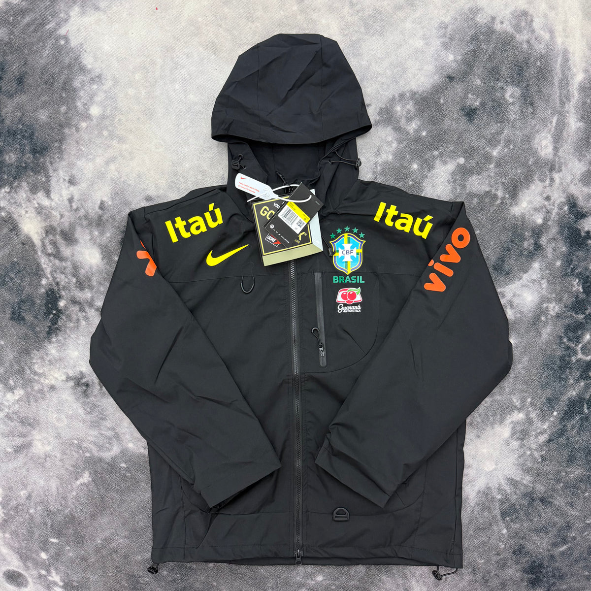 Veste coupe-vent Brésil Nike Tech Fleece Edition Limitée
