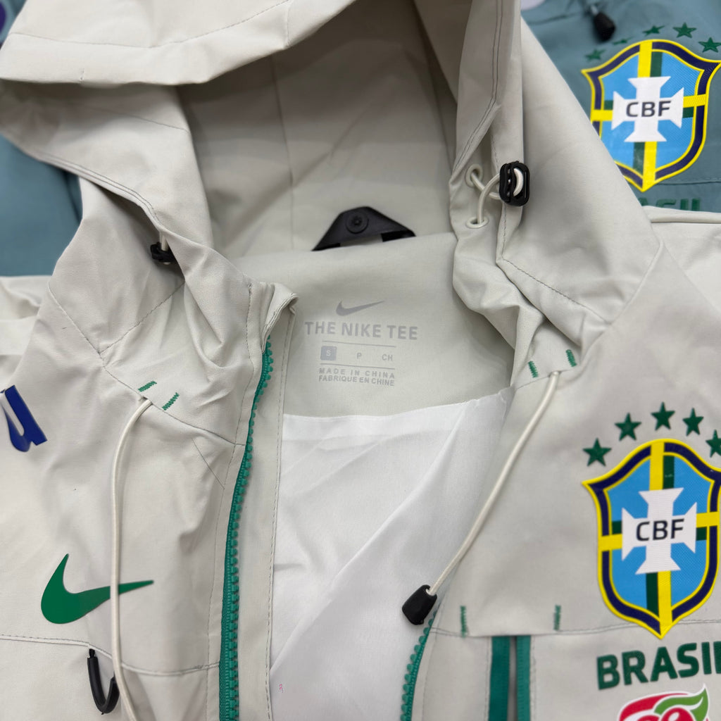 Veste coupe-vent Brésil Nike Tech Fleece Edition Limitée