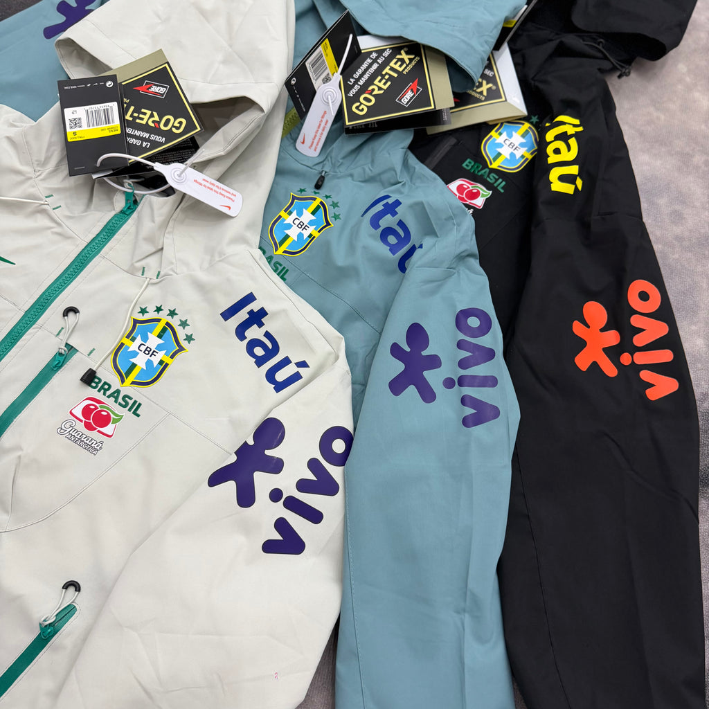 Veste coupe-vent Brésil Nike Tech Fleece Edition Limitée