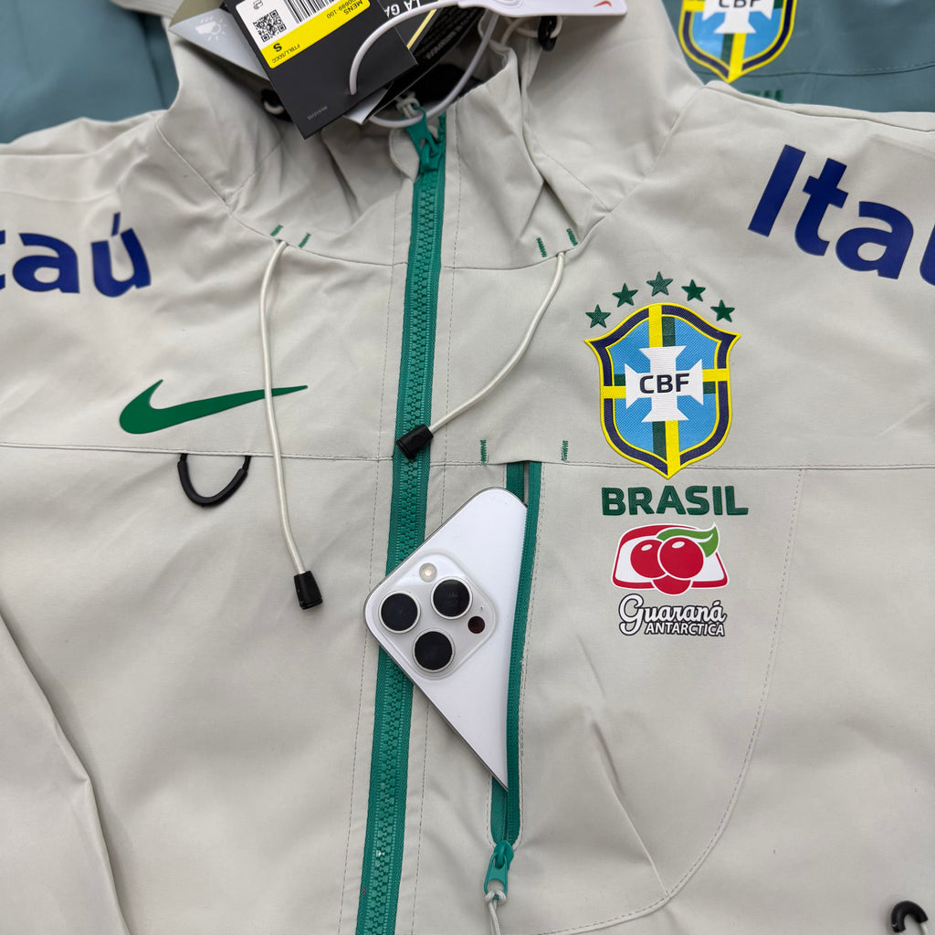 Veste coupe-vent Brésil Nike Tech Fleece Edition Limitée